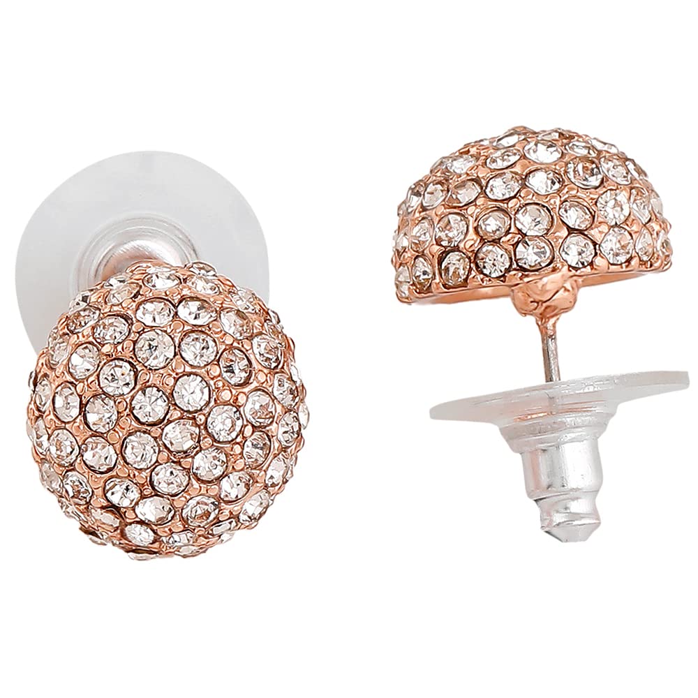 CZ Shimmering Studs Earrings